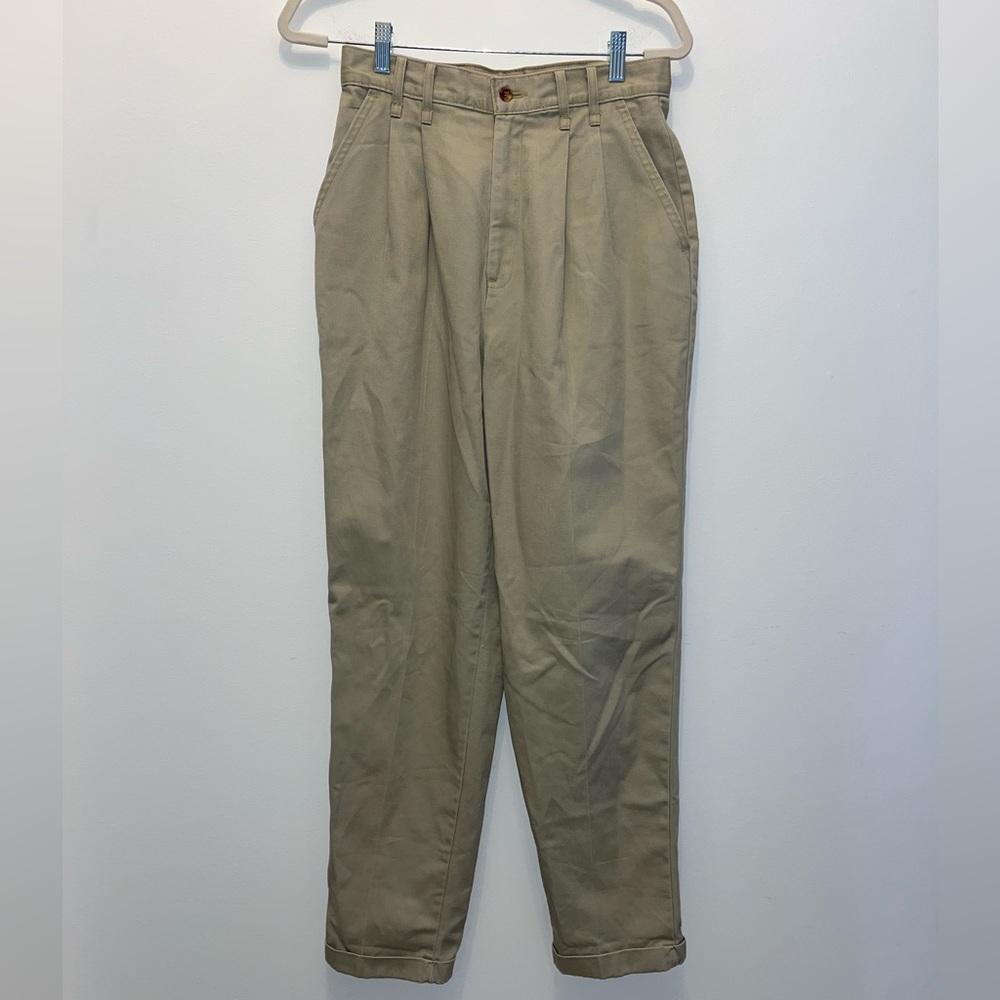COPY - CHIC by HIS pleated khakis high waisted trouser vintage